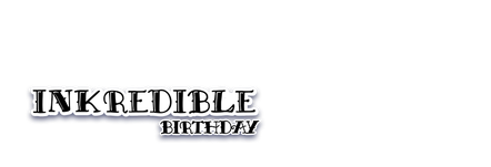 Inkredible Birthday Logo