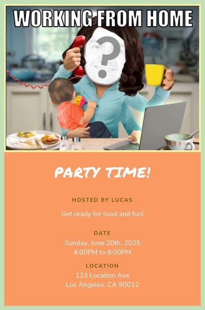 Work From Home Invitation