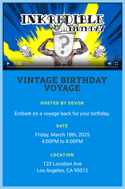Inkredible Birthday