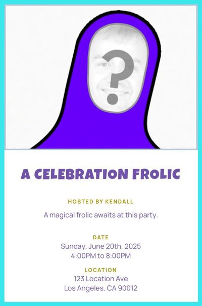 Party Worm Invitation