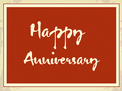 An Anniversary Haiku