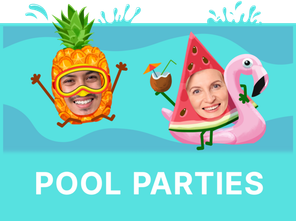Pool Party Invitations