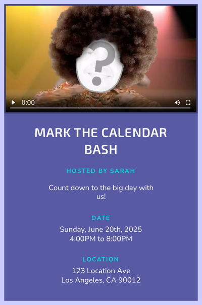 Disco Invitation