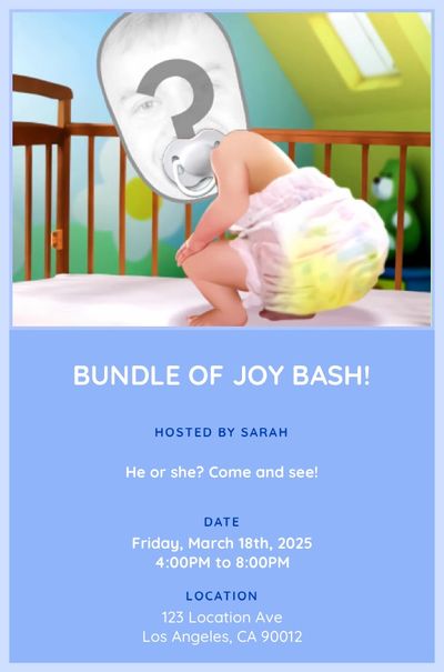 Twerk Baby Twerk Invitation