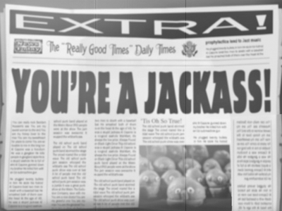 You're a Jackass
