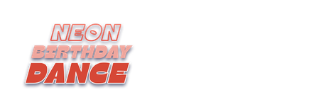 Neon Birthday Dance Logo