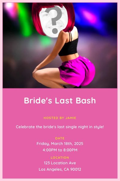 Twerk it Out Invitation