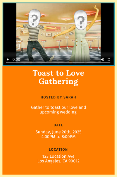 Swing Invitation