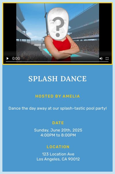 Women's Diving Invitation