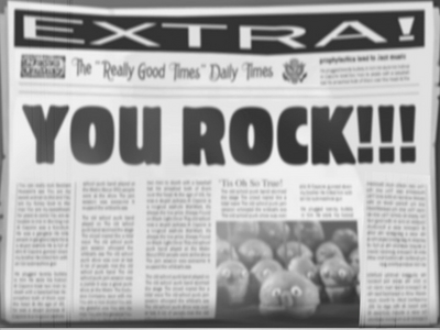 Extra! Extra! You Rock