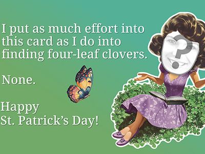 Sarcastic Quips - Four Leaf Clover - St. Patrick's Day