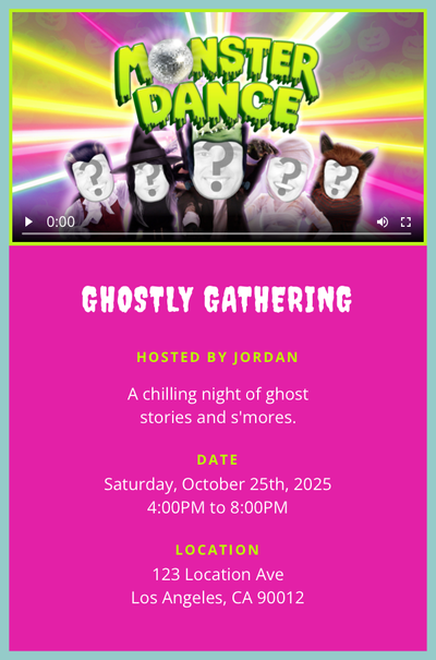 Monster Dance - Group Invitation