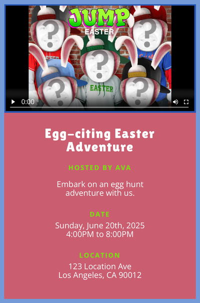 Jump Invitation