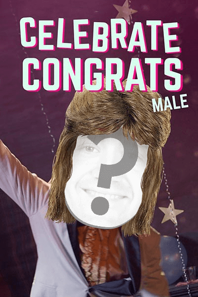 Celebration Congrats - Male